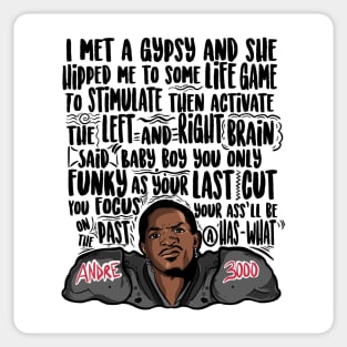 Andre 3 Stacks Sticker